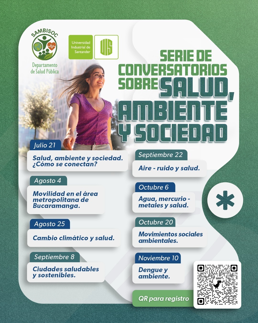 Eventos desde julio 21 a noviembre 10