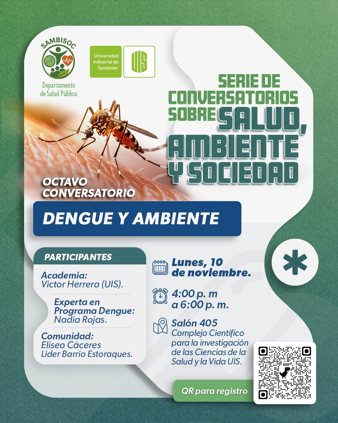 Octavo conversatorio: Dengue y Ambiente