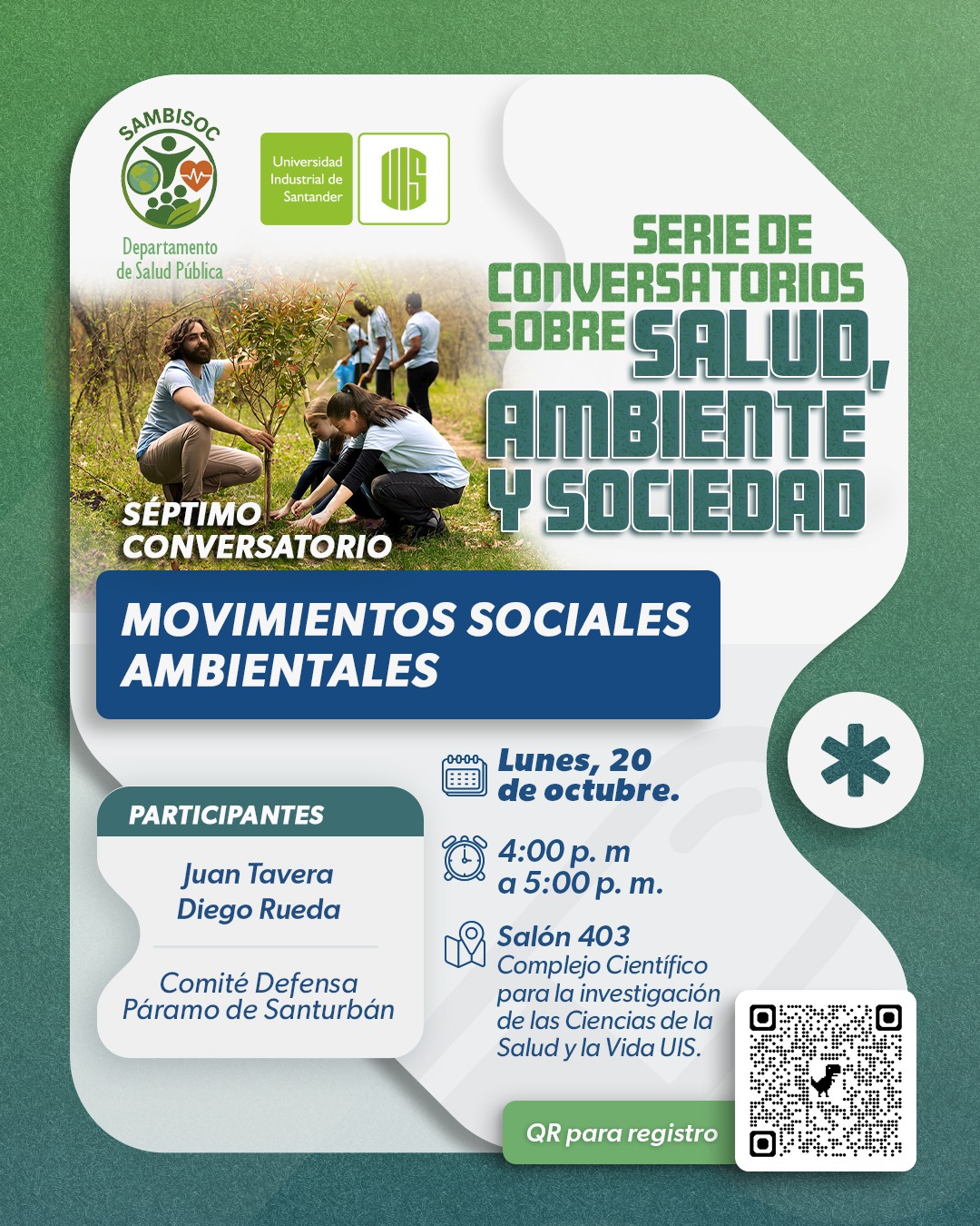 Séptimo conversatorio: Movimientos sociales ambientales