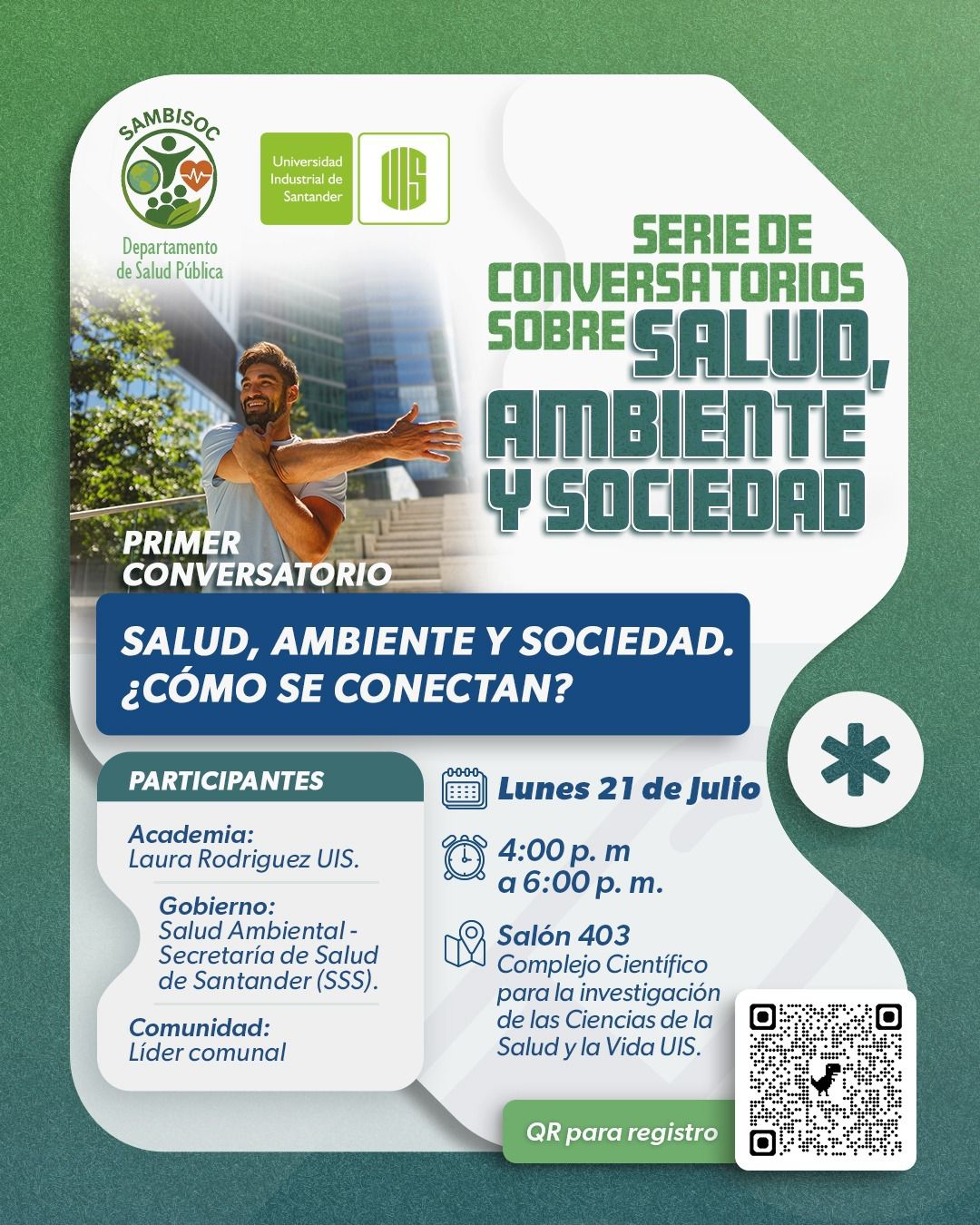 Primer conversatorio: Salud, Ambiente y Sociedad ¿Cómo se conectan?